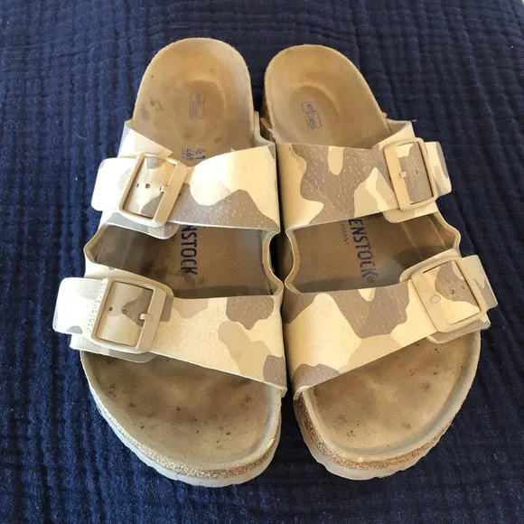 Birkenstock Women’s Arizona Soft Footbed Birko-Flor size 41 - Picture 1 of 5